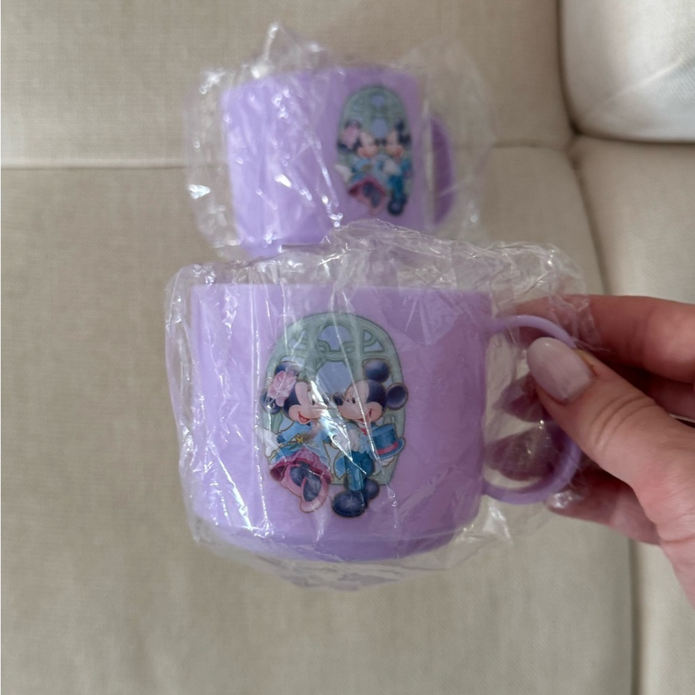 Set of 2 Disney fantasy springs hotel cups NWT